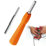 Dvipusis atsuktuvas Gamebit 4.5 mm ir 3.8 mm (oranžinis) S2 legiruotojo plieno įrankis, suderinamas su Nintendo konsolėmis, Nes, Snes, N64, Gameboy, Gamecube, Virtual Boy