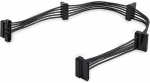 Startech B5196 4x Sata maitinimo skirstytuvo adapterio kabelis, juodas