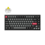 Belaidė žaidimų klaviatūra Keychron Lemokey P1 Pro Wireless P1P-M4 Keychron Super Banana, Anglų (US), juoda sp., Keychron Lemokey P1 Pro Wireless (P1P-M4) - US Layout - Hot-Swappable Super Banana Switches - Carbon Black (Juoda) Mechaninė Belaidė Žaid ...