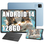 Plan&scaron;etinis kompiuteris Blackview Tab 60 WiFi 10.1" HD+ IPS Android 14 WiFi 6,Bluetooth 5.3,12GB+128GB/SD 1 TB 5100mAh WPS Mėlyna + K1