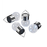 Elight Sodo Dekoras Saulės IP65 LED Solo Lanterna pakabinama lempos stiliaus (9x6cm) su tamsos jutikliu