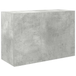 Sieninė vonios kambario spintelė, betono pilka, 60x25x40cm CFE1683429