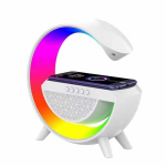 Elight G formos garsiakalbio lemputė su RGB LED ap&scaron;vietimu ir belaidžiu i&scaron;maniuoju įkrovikliu Balta