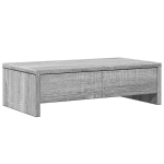 Monitoriaus laikiklis Monitoriaus stovas su stalčiais, pilkas, 50x27x15cm, mediena CFE162316