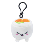Joy Toy Plushi Plush Keychain 7cm - Uramaki Sushi with Salmon - Plush toy
