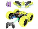 RC automobilis su garso ir &scaron;viesos efektais Happy people HP-GS Tornado Stunt Car Limited edition, geltona