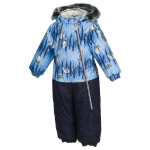 Huppa Vaikų žieminis kombinezonas DEVON 1, navy pattern/ navy