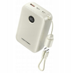 Atsarginis maitinimo &scaron;altinis ("Power Bank") Vention Powerbank 20000mah, 3 prievadai, 22.5w, smėlio spalvos