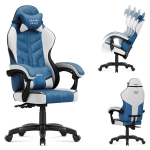 Veliūrinė žaidimų kėdė Huzaro Force 2.7 blue, mėlyna spalva
