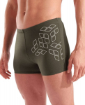 Maudymosi &scaron;ortai vyrams Arena Kikko Graphic Swim Short Dark Sage-White