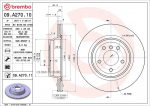 BREMBO Prime 09.A270.10 Stabdžių diskas BMW 3 Serija, X1