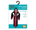 Raudona vampyro suknelė moterims, dydis M