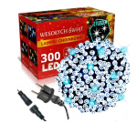 Airi Lauko Kalėdinė girlianda 300 Led, 21 metrai &Scaron;altai baltos spalvos Flash