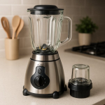 Blenderis su dviem indais ir galimybe trinti ledukus KAEN WOUD