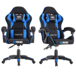 Žaidimų kėdė EXTREME Vortex Blue, audinys