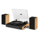 Audizio RP335BB vintažinis patefono grotuvas su garsiakalbiais, bambukinis