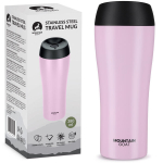 Termo puodelis Mountain Goat TRAVEL 380 ml &ndash; rožinis, kompakti&scaron;kas ir stilingas kasdienai
