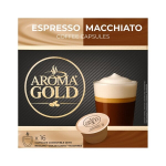 Kavos kapsulės Aroma Gold Espresso Macchiato, 104 g.