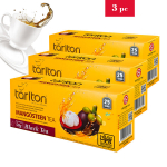 Ceilono juodoji arbata Mangosteen Tarlton, 3x (2g x 25vnt.), mai&scaron;eliuose