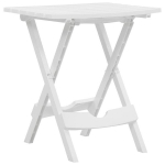 Sulankstomas sodo staliukas, 45,5x38,5x50 cm, baltas