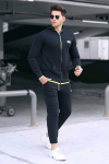 Vyri&scaron;kas juodas sportinis kostiumas "Monero