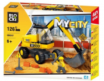 Konstruktorius Blocki MyCity Ekskavatorius, KB0227, 126vnt