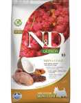Farmina N&D Quinoa Dog Skin&Coat mažų veislių &scaron;unims su putpele ir kokosu, 2.5 kg