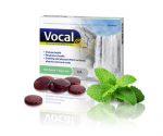 Maisto papildas Vocal HA pipirmėčių skonio, 24 pastilės