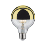 LED Globe 95 6.5W E27 veidrodinis auksas &scaron;iltas baltas Dimmable