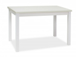 Stalas Signal Meble Adam, 120x68 cm, baltas