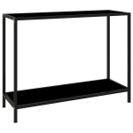 Konsolinis staliukas, 100x35x75 cm, grūdintas stiklas,
