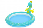 Pripučiamas baseinas Bestway Seahorse Sprinkler, 188x160x86 cm
