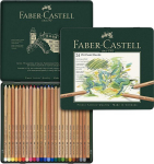 Faber-castell Pitt Pastel pie&scaron;tukai, 24 spalvos, metalinė dėžutė