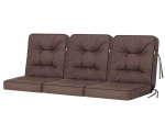 3-jų pagalvių komplektas sūpynėms Hobbygarden Venus 150 cm, rudas
