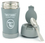 Termosas Twistshake, 350 ml, pilkas