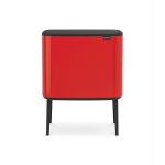 Brabantia &scaron;iuk&scaron;liadėžė Bo Touch Bin, 36 l, raudona