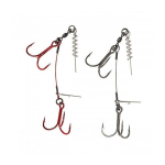 Kabliukų Sistema SG Carbon49 Corckscrew Stinger 2x#1/0 23kg 2vnt