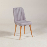Valgomojo kėdė Kalune Design 869, &scaron;viesiai pilka