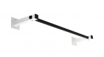 Prie sienos montuojamas skersinis Sanro LM-2, iki 150kg, baltas/juodas