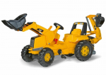 Vaiki&scaron;kas traktorius su dviem kibirais Rolly Toys rollyJunior CAT
