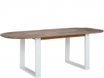 Valgomojo stalas Notio Living Laslo 180, rudas