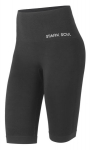 Sportiniai &scaron;ortai moterims Stark Soul&reg; seamless high waist sport cycling short, juodi