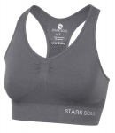 Sportinė liemenėlė moterims Stark Soul&reg; seamless microfiber sport bustier, pilka