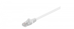 Kabelis Goobay 5e U/UTP 50m., RJ45, lan, baltas