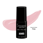 Gelinis nagų lakas "Sincero Salon", 6ml, PALE PINK, 746
