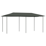 Pavėsinė, antracito spalvos, 3x6x2,6m, 160g/m&sup2;