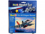Modelių rinkinys 1:144 F/A-18 Super Hornet, Revell, spalvotas