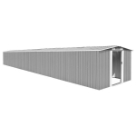 vidaXL Sodo pa&scaron;iūrė, pilka, 257x990x181cm, galvanizuotas plienas