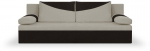 Trivietė sofa Bellezza Polo, smėlio spalvos/ruda