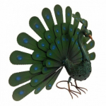 Sodo dekoracija Peacock Povas